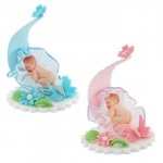 Bobas z motylkami - dekoracja na chrzest baby shower