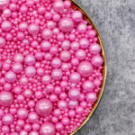 Posypka cukrowa PINK BUBBLES 100g – dekoracje do ciast i tortów