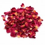 PŁATKI RÓŻY EXTRA suszone jadalne do dekoracji tortu 100g