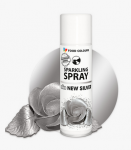 Metaliczny Srebrny 50ml - Błyszczący Spray do Dekoracji Cukierniczych