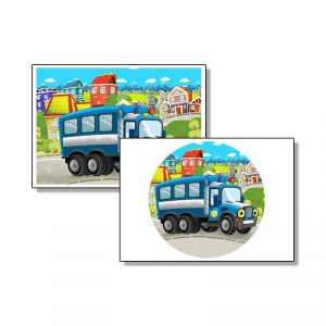 Opłatek waflowy na tort okrągły różne wzory 20cm