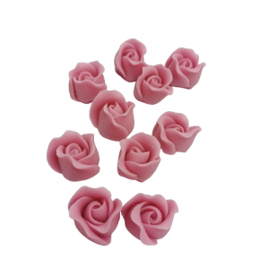 Cukrowe MINI RÓŻE różyczki wrzosowe 10szt 