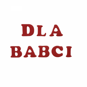 Zestaw Cukrowych Literek - DLA BABCI | Dekoracja na Torty 5 kompletów