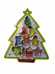 Foremki metalowe do ciastek Bożonarodzeniowe 10 szt – zestaw