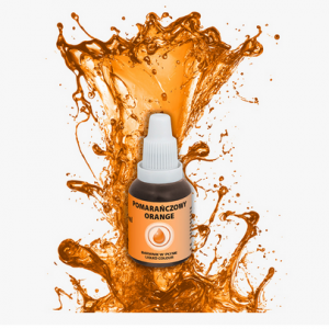 Barwnik spożywczy w płynie POMARAŃCZOWY 20ml - Food Colours