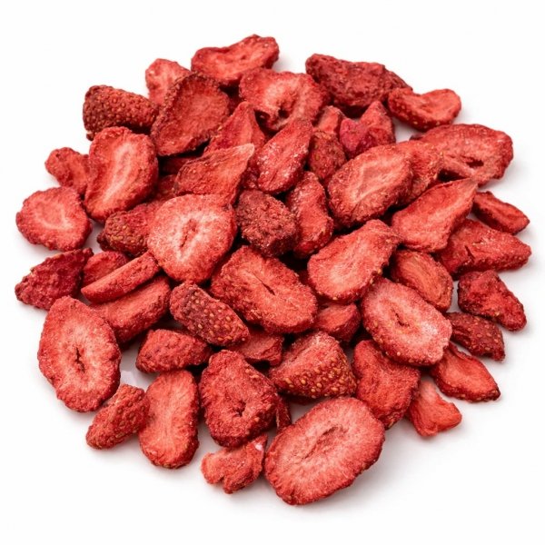 Truskawka liofilizowana 100g naturalna do dekoracji tortów deserów