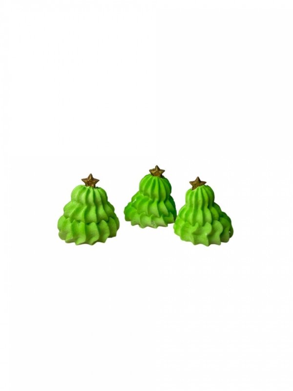 CHOINKA BEZOWA 3D – 3 szt.
