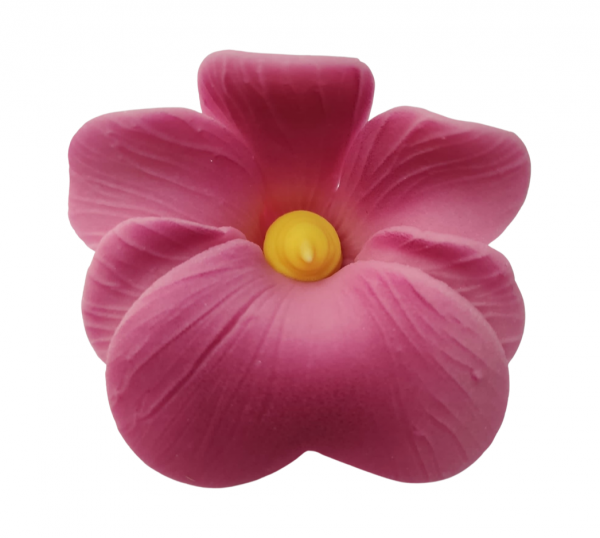 Miltonia kwiat cukrowy na tort 5cm wrzosowy 1szt