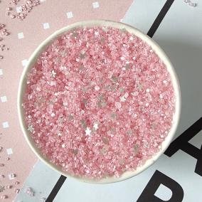 Posypka cukrowa PINK STARS 100 g – różowe gwiazdki, dekoracje ciast