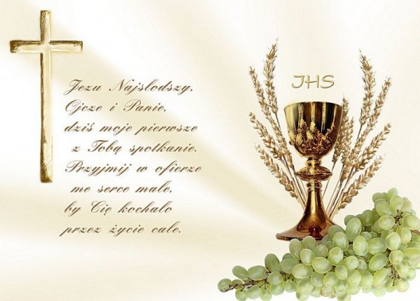 Opłatek na tort komunijny "Winogrono" 12 szt.