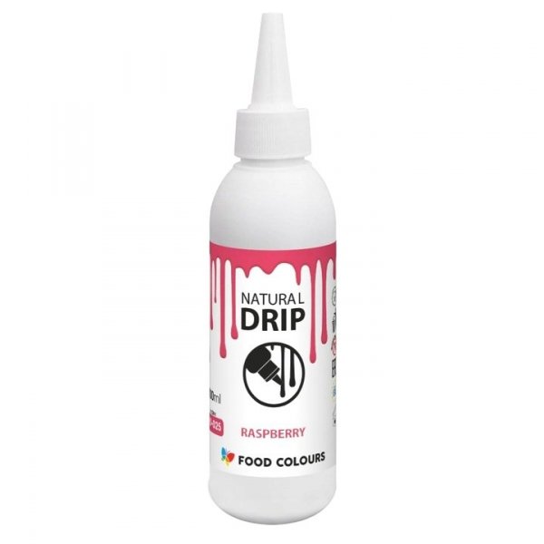 Naturalny DRIP polewa do tortów deserów RÓŻOWA ciemna 100ml