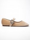 Damskie Baleriny FINDLAY – BEIGE