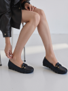 Damskie Mokasyny AMELIA NAVY – Subtelna Elegancja i Codzienny Komfort