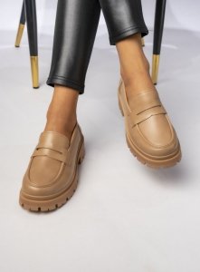 Damskie Mokasyny – Ciemny beż RIVIA KHAKI
