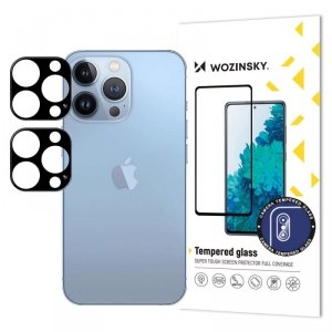 Szkło na aparat do iPhone 17 Full Camera Glass czarne - 2 szt.