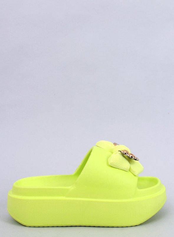 Klapki z misiem LILOO YELLOW