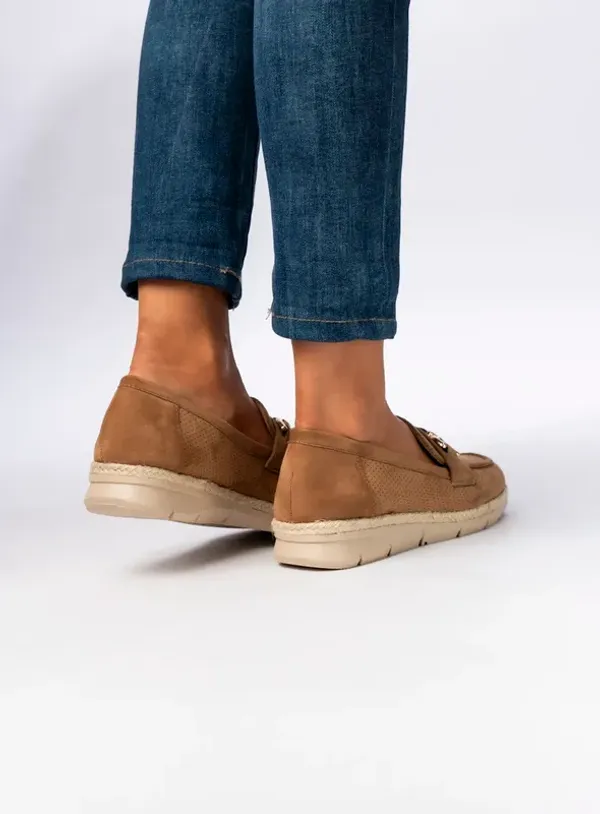 Damskie Mokasyny – Camel LARISA CAMEL