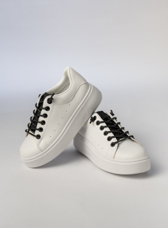 Damskie Sneakersy SAVANNAH WHITE/BLACK