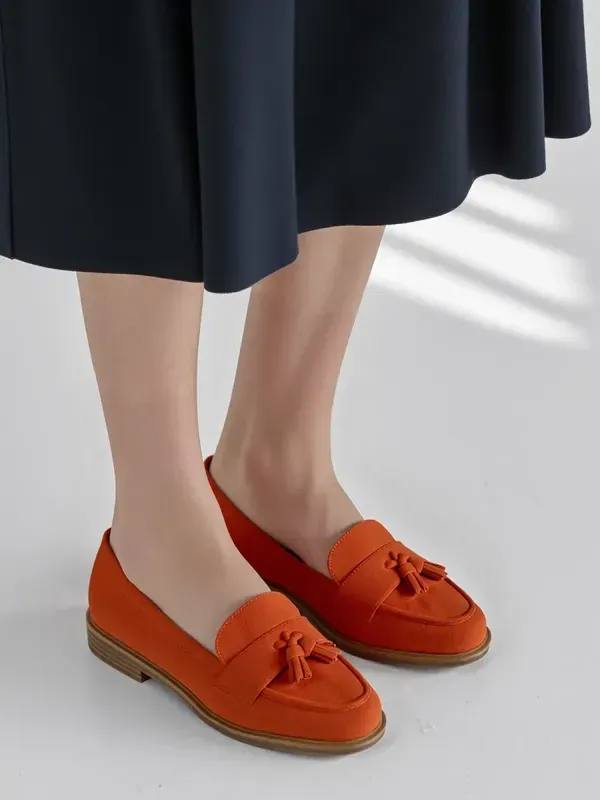Damskie Mokasyny FINDLAY ORANGE