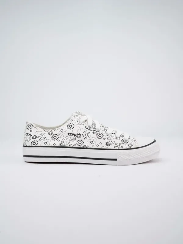 Damskie Trampki BANDANA WHITE