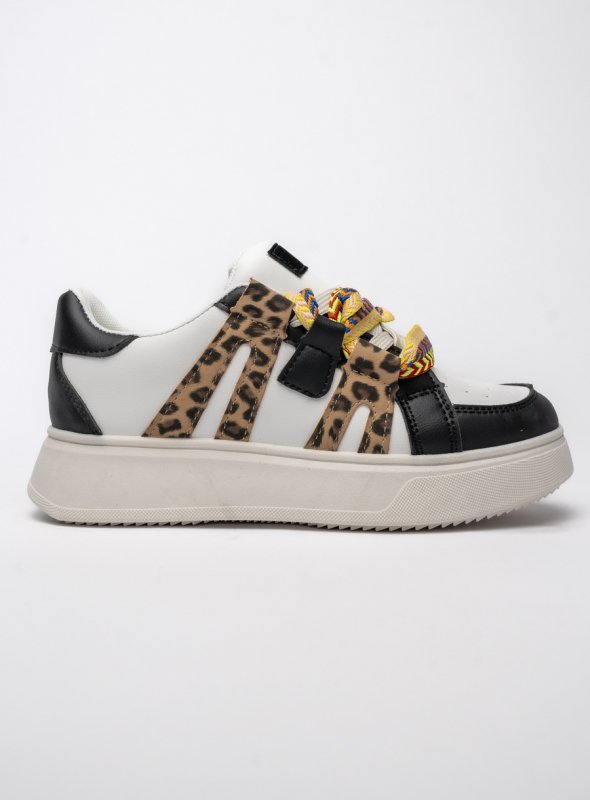 Damskie Sneakersy WEAVEX WH/BLACK