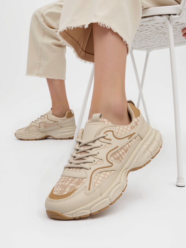 Damskie Sneakersy STELLAR – Beige