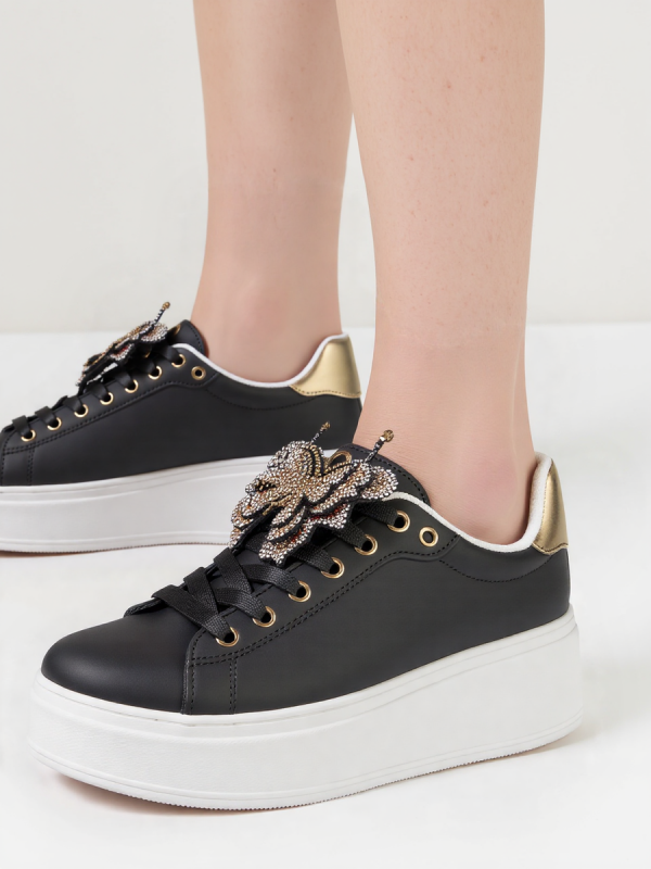 Damskie Sneakersy BUTTERFLY LUX – Black