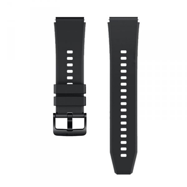 Pasek silikonowy do zegarka Huawei Watch GT 2/3/4/2 Pro/3 Pro/4 Pro/GT 2e 46mm - czarny