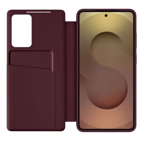 Etui futerał na Samsung Galaxy S26 Smart Wallet - bordowy