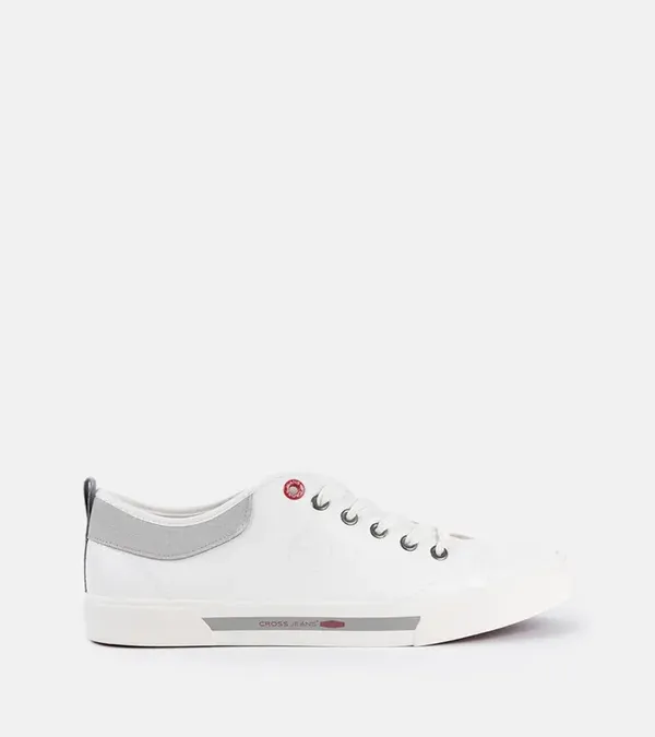 Biało-szare męskie trampki CROSS JEANS