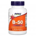 Витаминный комплекс B-50, Now Foods, 100 капсул