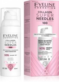 EVELINE Collagen Super Needles 100 Mezo-booster nawilżająco odżywczy 50 ml 