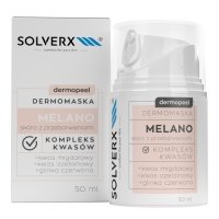 SOLVERX Dermopeel Dermomaska Melano z kompleksem kwasów - do skóry z przebarwieniami 50ml 