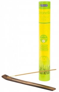 CITRONELLA Kadzidełka Przeciw Komarom 30 szt + Podstawka 