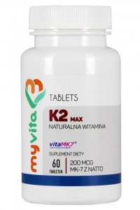 Witamina K2 MK-7 MAX 200mcg Menachinon-7 natto 