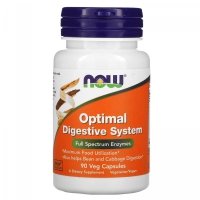 Optimal Digestive System - Enzymy Trawienne, NOW Foods, 90 kapsułek 