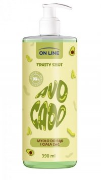 ON LINE Fruity Shot Mydło Avocado 390 ml 