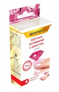 Кондиционе<br />р для ногтей витаминный с кератином 10в1, Космед 