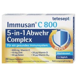 Immusan C Complex, Suplement diety, tetesept, 20 tabletek