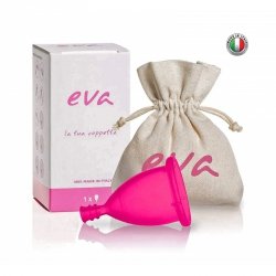 Kubeczek menstruacyjny Eva (różowy), rozmiar S, Dulac