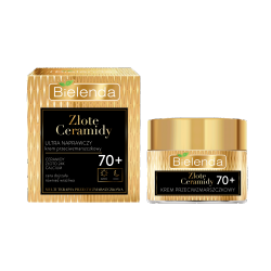 Bielenda Złote Ceramidy Ultra naprawczy Krem przeciwzmarszczkowy 70+ na dzień i noc  50ml