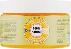 Anti-cellulite Grapefruit Body Scrub, 100% Natural