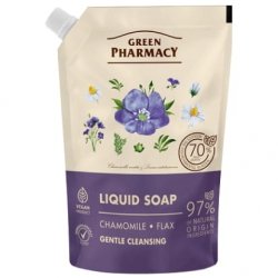 Chamomile Liquid Soap Refill, Green Pharmacy, 460ml