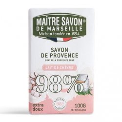 Mydło prowansalskie KOZIE MLEKO, Maitre Savon de Marseille, 100g