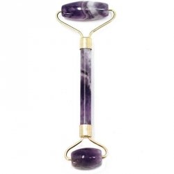 Double-sided Amethyst Face Massage Roller