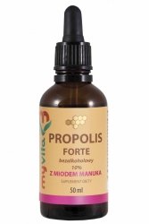 Propolis Non-alcoholic Drops 10% with Manuka Honey, MyVita, 50ml