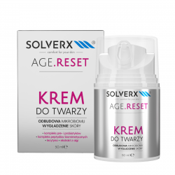 SOLVERX Age.Reset Krem do twarzy - Odbudowa Mikrobiomu & Wygładzenie Skóry 50ml