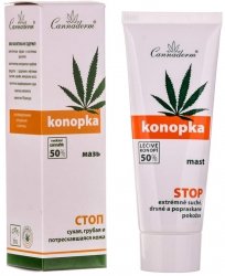 Hemp Ointment for Very Dry Skin Cannaderm Konopka, 75g