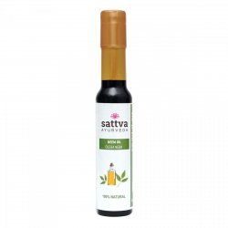 Organic Neem Oil, SATTVA AYURVEDA, 250ml