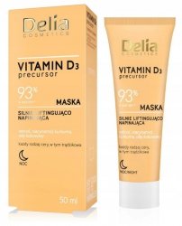 Delia Cosmetics Vitamin D3 Silnie Liftingująca Maska napinająca na noc 50ml